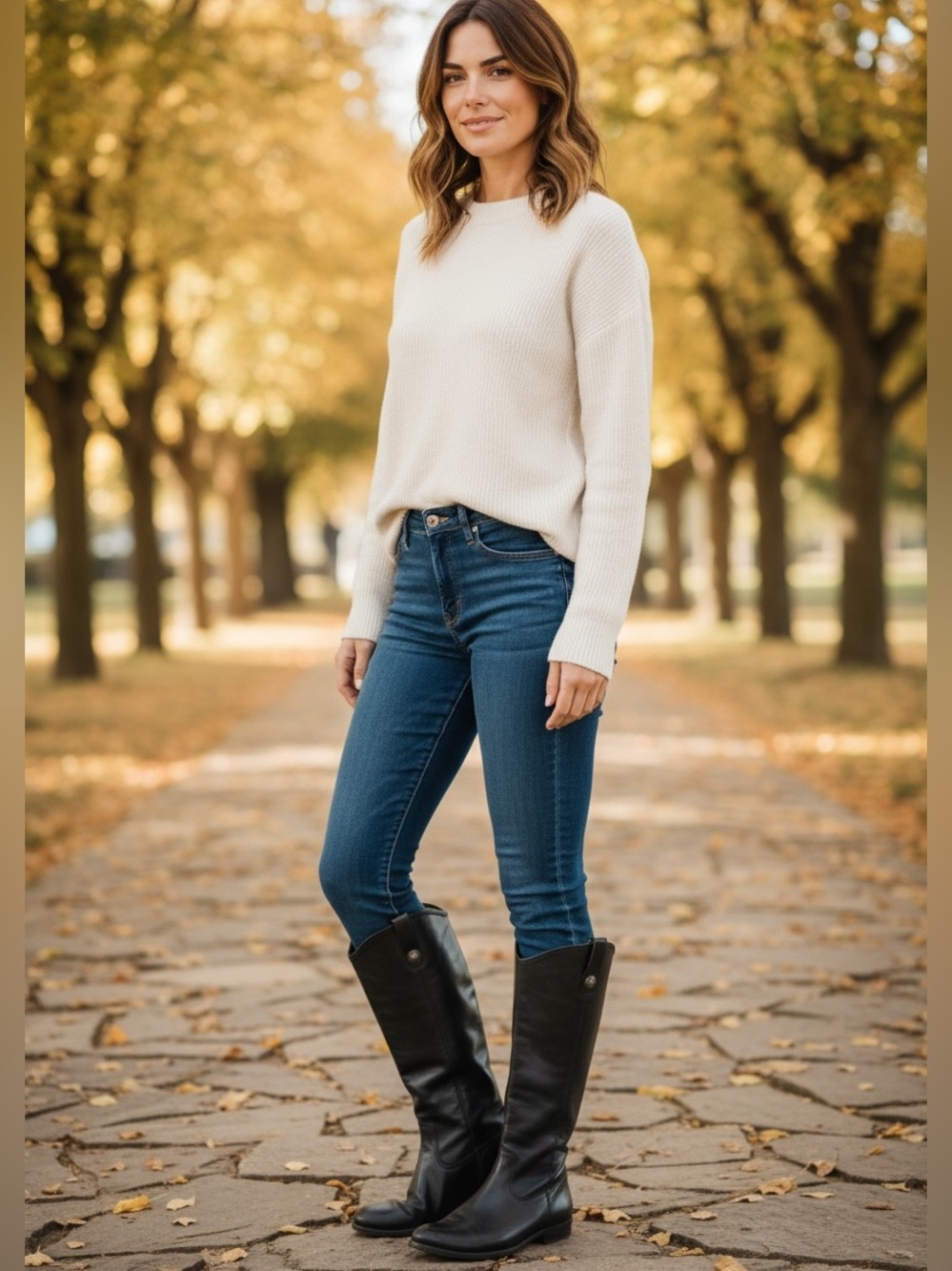 Frye Black ‘Paige’ Leather Tall Knee High Riding Boots